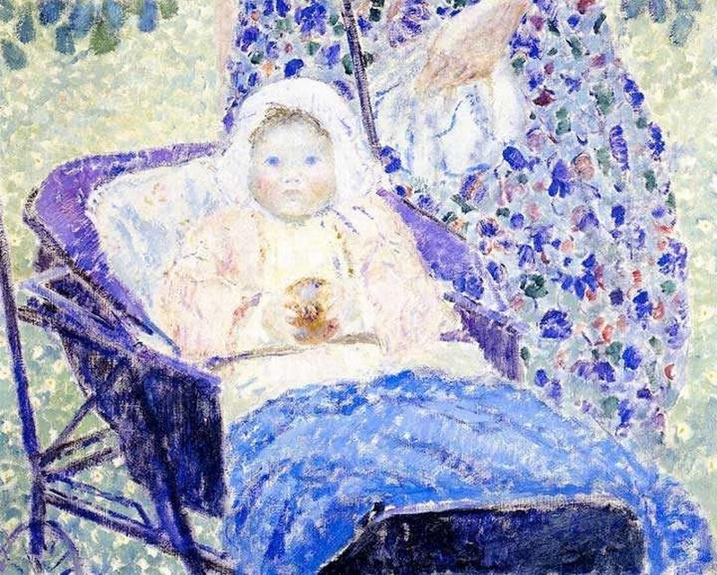 Bambino in carrozzina - Palmer Museum of Art
